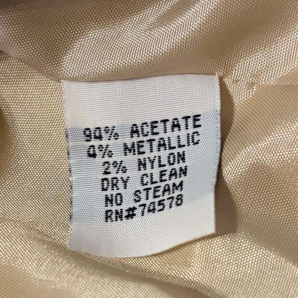 Cache Gold Textured Single-Button Blazer - Picture 8 of 8